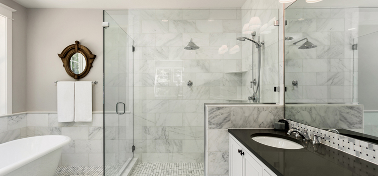 bathroom shower door installation in Simi Valley